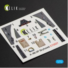 A-4 (B, P) Skyhawk 3D декаль интерьер для комплекта Airfix 1:72 КЕЛИК K72027