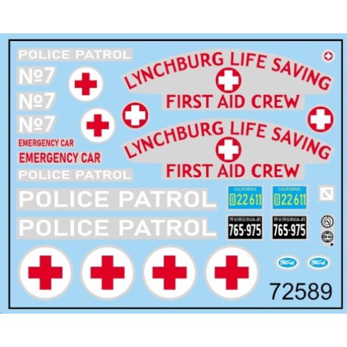 Авто-мото Збірна модель 1:72 Фургон Ford 1939 ACE 72589