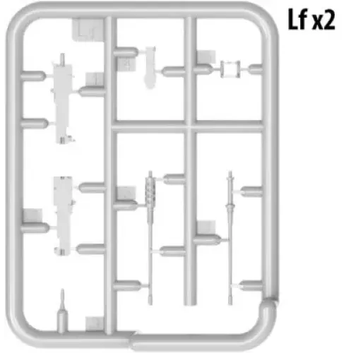 Наборы деталировки Сборная модель 1:35 Набор американские пулеметы Миниарт 37047
