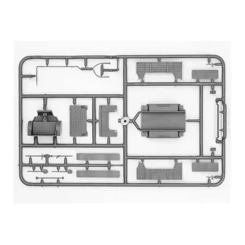 Бронетехніка та артилерія Збірна модель 1:72 Німецький вантажний автомобіль Крупп L2H143 Kfz70 ICM 72451