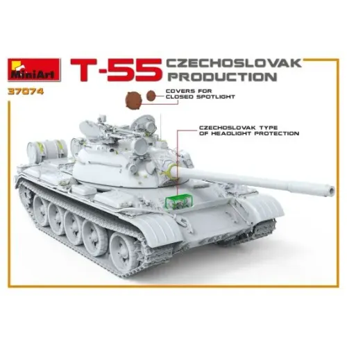 Бронетехника и артиллерия Танк T-55 (Чехословацкое производство)