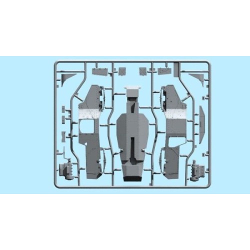 Бронетехника и артиллерия Французский бронеавтомобиль ІІ МВ Panhard 178 AMD-35 (ICM 35373)