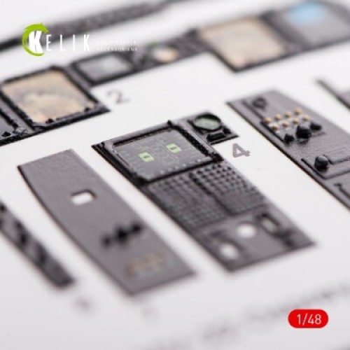 Декали MV-22 Osprey 3D декаль интерьер для комплекта HobbyBoss 1:48 КЕЛИК K48006