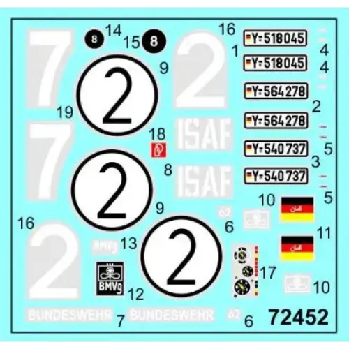 Авто-мото Сборная модель 1:72 Пожарный автомобиль Унимог U1300L ACE 72452
