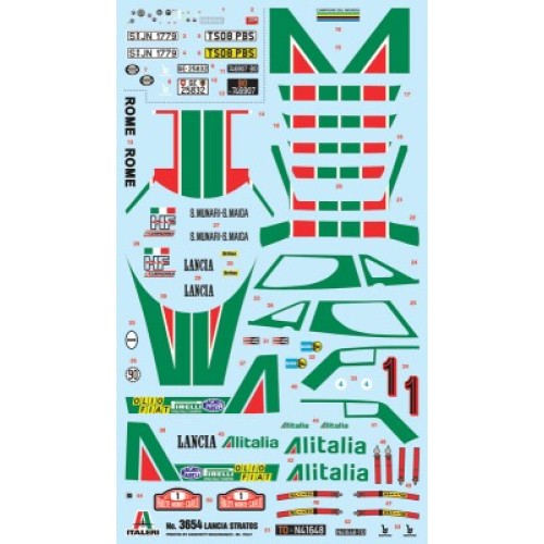 Авто-мото Збірна модель 1:24 Автомобіль Lancia Stratos Italeri 3654