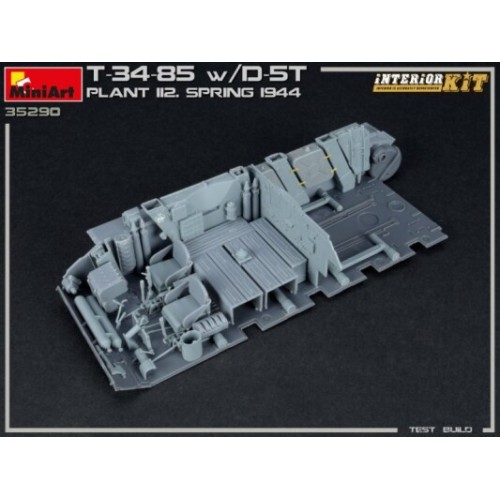 Бронетехника и артиллерия Танк Т-34-85 с пушкой Д-5Т (Завод 112) весна 1944 год с интерьером