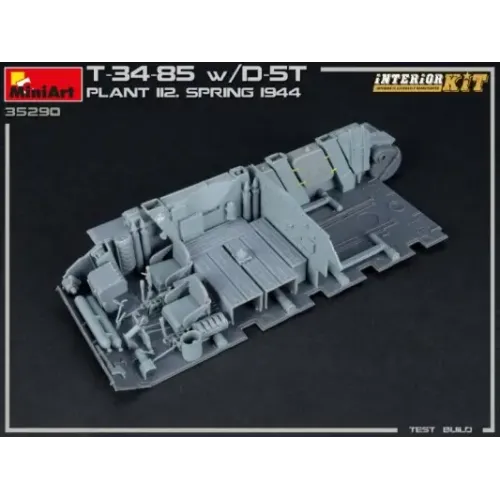 Бронетехника и артиллерия Танк Т-34-85 с пушкой Д-5Т (Завод 112) весна 1944 год с интерьером