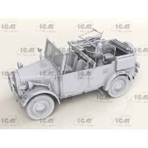 Авто-мото Німецький автомобіль le.gl.Einheits-Pkw Kfz.4 з кулеметами MG-34 (Zwillingssockel 36)