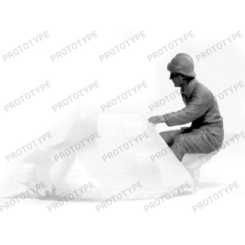 Фигуры и миниатюры Французский танковый экипаж Второй мировой войны