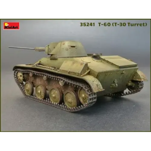 Бронетехника и артиллерия Легкий танк Т-60 (башня Т-30) с интерьером 1:35