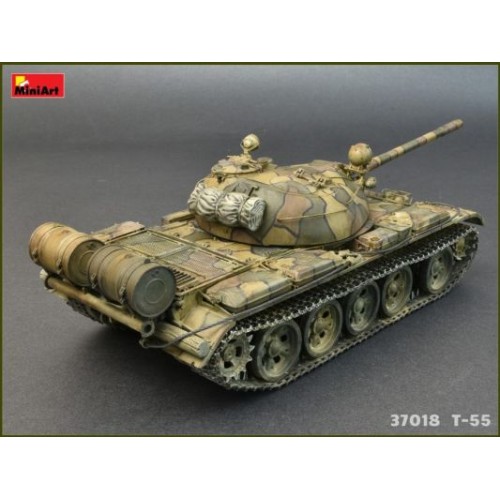 Бронетехника и артиллерия Средний танк Т-55 образца 1963 г. с интерьером