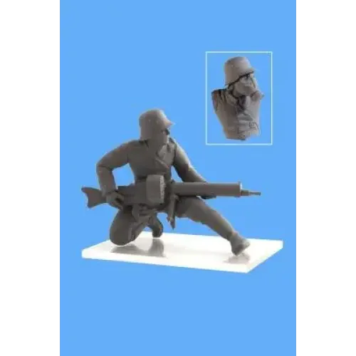 Фігури та мініатюри Збірна модель 1:35 фігур Німецької піхоти в протигазах (1918 р.) ICM35695