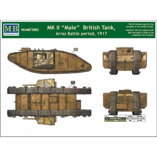 Бронетехніка та артилерія Британський танк Mk II "Male"