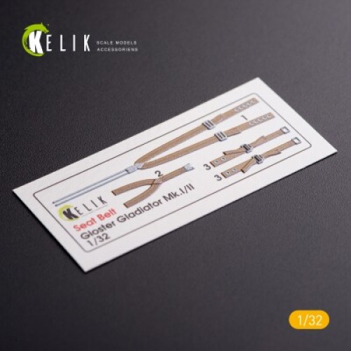 Декали Gloster Gladiator Mk.I:II 3D декаль интерьер для комплекта ICM 1:32 КЕЛИК K32001