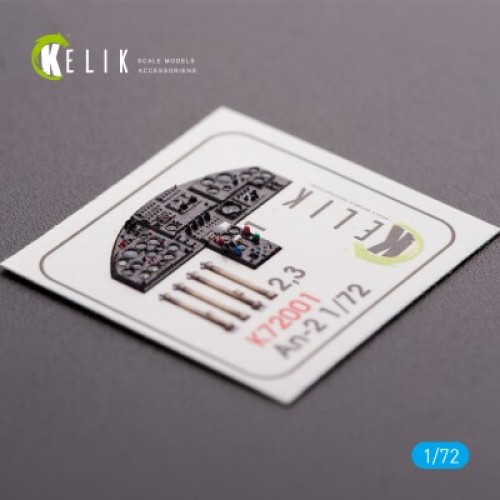 Декали AN-2 Colt 3D декаль интерьер для комплекта Trumpeter 1:72 КЕЛИК K72001