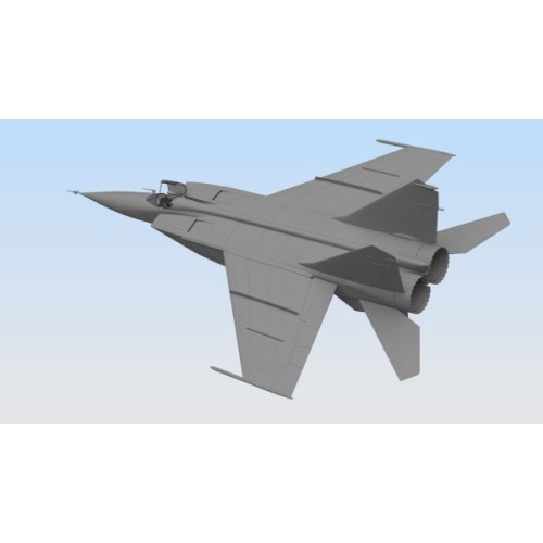 Збірна модель літака Збірна модель 1:72 Радянський літак-розвідник Міг-25 РБ ICM 72173 1:75