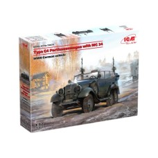 Збірна модель 1:72 Німецький автомобіль G4 Partisanenwagen MG 34 ICM 72473