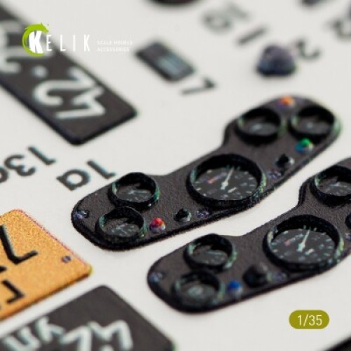 Декалі GAZ 69 4x4 Utility Truck 3D декаль інтер'єр для комплекту BRONCO 1:35 KELIK K35007