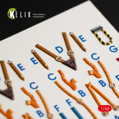 Декалі IA-58 Pucara 3D декаль інтер'єр для комплекту Kinetic 1:48 KELIK K48055