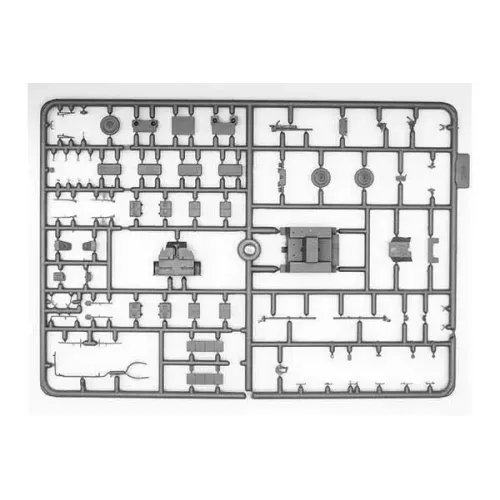 Бронетехніка та артилерія Збірна модель 1:72 Німецький артилерійський тягач Крупп L2H143 Kfz.69 з Pak 36 ICM 72461
