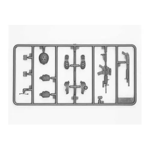 Фигуры и миниатюры Сборная модель 1:16 Фигура боец спецподразделения "Дельта" Могадишо, 1993 г ICM 16103