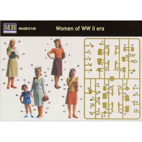 Фігури та мініатюри Жінки і дитина епохи Другої Світової Війни
