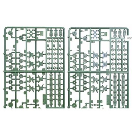 Бронетехника и артиллерия Истребитель танков M10A1 (поздняя версия) с отвалом бульдозера М1 1:72