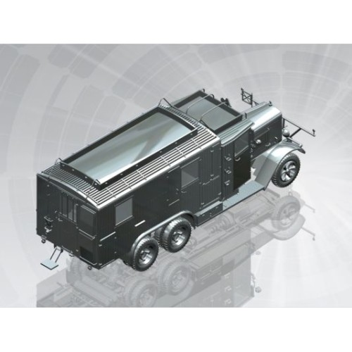 Бронетехника и артиллерия ICM35467 Henschel 33 D1 Kfz.72 WWII German radio communication truck
