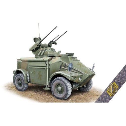 Бронетехніка та артилерія Збірна модель 1:72 M-3VDA спарена 20-мм зенітна установка (ближня протиповітряна оборона) ACE 72465