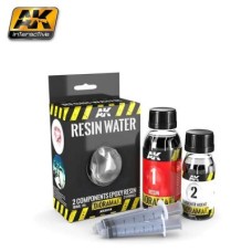 Resin Water 180ml - Двокомпонентна епоксидна смола зі слабким запахом 180 мл