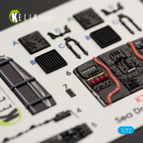 Декалі MH-53E "Sea Dragon" 3D декаль інтер'єр для комплекту Italeri 1:72 KELIK K72013