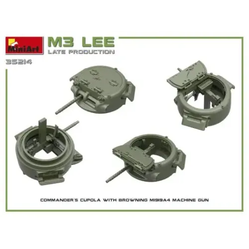 Бронетехника и артиллерия Американский средний танк M3 Lee (позднего выпуска) 1:35
