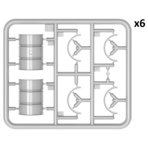 Фигуры и миниатюры Сборная модель 1:35 Фигуры Немецкие солдаты с бочками с горючим (Special Edition) МиниАрт 35366
