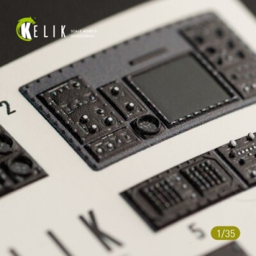 Декалі SH-60F Ocean Hawk 3D декаль інтер'єр для комплекту Kitty Hawk 1:35 KELIK K35012