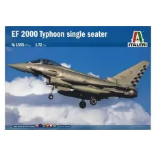 Збірна модель 1:72 Літак EF 2000 Typhoon (one seater) Italeri 1355