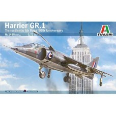 Збірна модель 1:72 Літак Hawker Harrier GR.1 Italeri 1435