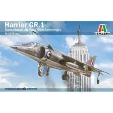 Збірна модель 1:72 Літак Hawker Harrier GR.1 Italeri 1435