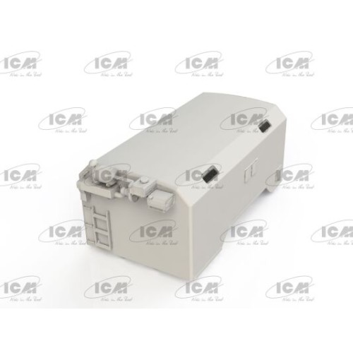 Авто-мото Збірна модель 1:35 Кузов-фургон військового автомобіля (кунг) ICM 35010