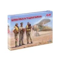 Сборная модель 1:32 Фигуры Британские пилоты в тропической форме (1939-1943) ICM 32106