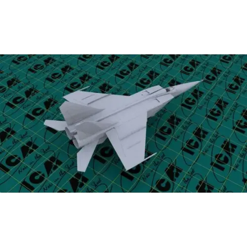 Збірна модель літака Збірна модель 1:48 радянського літака-розвідника МіГ-25 РБТ, ICM48901 1:48