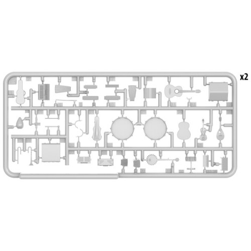 Наборы деталировки Сборная модель 1:35 Набор Музыкальные инструменты МиниАрт 35622