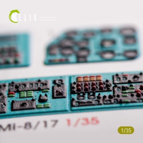 Декали MI-8MT:MI-17 3D декаль интерьер для комплекта Trumpeter 1:35 КЕЛИК K35003