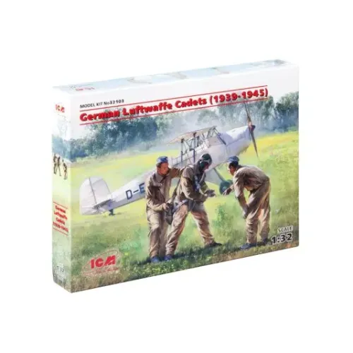 Фігури та мініатюри Збірна модель 1:32 Фігури кадети німецького Люфтваффе (1939-1945) ICM 32103