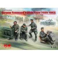 Збірна модель 1:35 екіпаж німецької командної машини (1939-1942) ICM35644