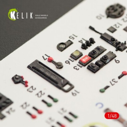 Декали Bristol Beaufort Mk.1 type 1 3D декаль интерьер для комплекта ICM 1:48 КЕЛИК K48037