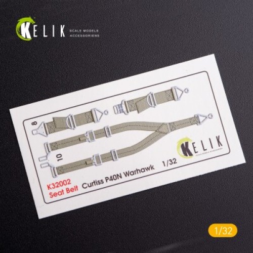 Декалі P40-N 3D декаль інтер'єр для комплекту Trumpeter 1:32 KELIK K32002