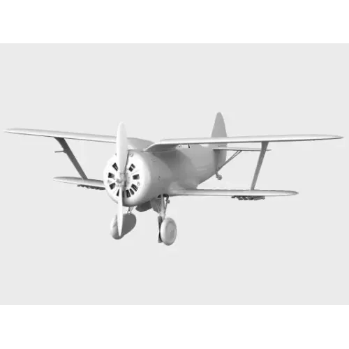 Сборная модель самолета Сборная модель 1:32 Советский истребитель Поликарпов I-153 "Чайка", ICM32010 1:32