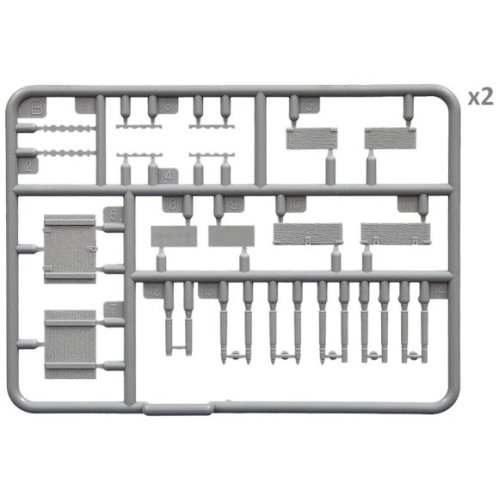 Наборы деталировки Сборная модель 1:35 Набор Советские ящики с снарядами МиниАрт 35261