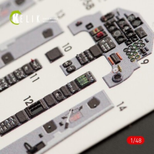 Декали F-5B "Freedom Fighter" 3D декаль интерьер для комплекта Kinetic 1:48 КЕЛИК K48041