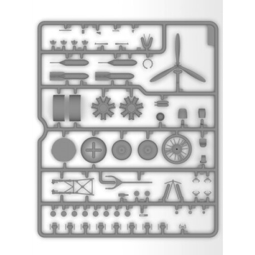 Збірна модель літака Збірна модель 1:48 Японський важкий бомбардувальник Ki-21-Ia 'Sally' ICM 48196 1:48